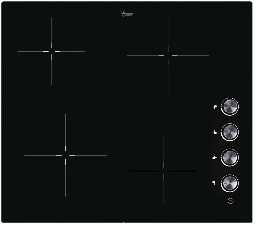 Hoover HHK46C Ceramic Hob - 58 cm - Black - 4 Zone HHK46C