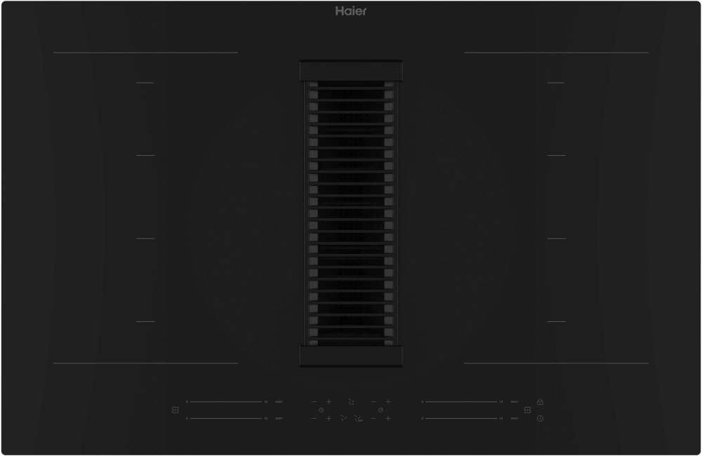 Haier Vented Hob, 33803469 Black Haih82mtmcf