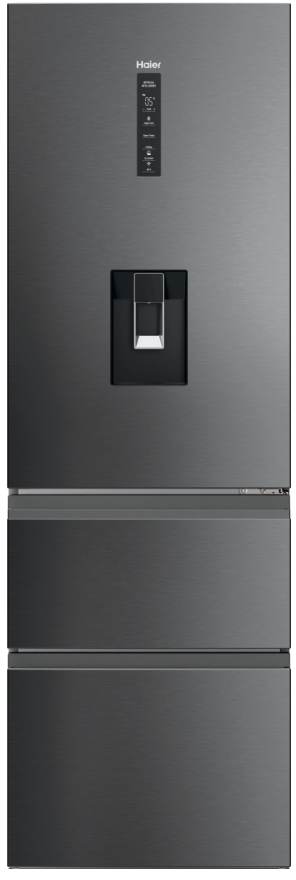 Haier HTW5618EWMP Fridge Freezer - Total No Frost - 357L Capacity - Grey HTW5618EWMP