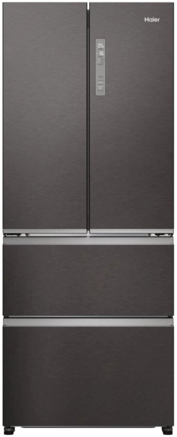 Haier American Fridge Freezer - Grey - Total No Frost HFR3718ENMD
