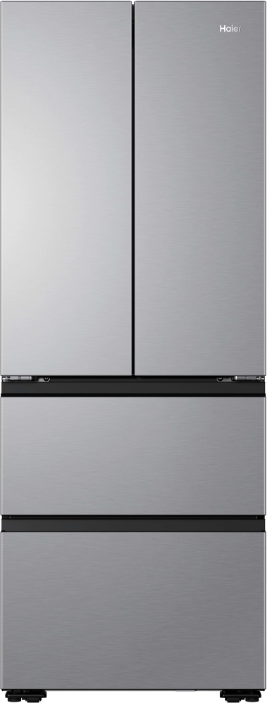 Haier American Fridge Freezer, D Rated, Non-Plumbed, Freestanding, 34006197 Stainless Steel Hfkr5718dnmm