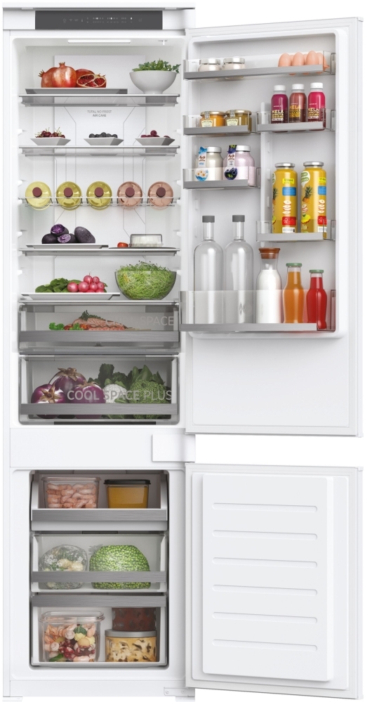 Hoover Hobt5519ewk-1 Total No Frost Integrated Fridge Freezer