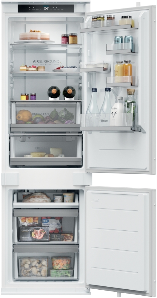 Haier - HBQW5518EK-UK - Built-In Fridge Freezer - Total No Frost - 70/30 Split white - Image 4