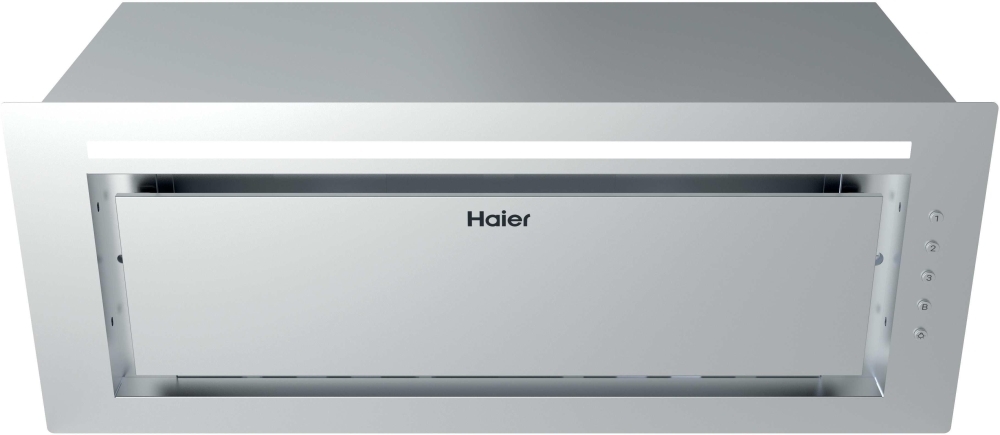Haier HAPY72ES6XGG 72cm Canopy Cooker Hood in Stainless Steel with 577 m3/h Extraction Rate