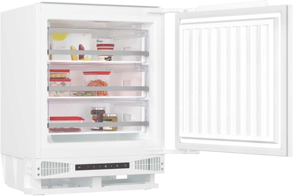 Hoover WCKUSE68EWK Integrated Freezer - White, E Energy, 95 Litres, 3 Drawers - Image 3