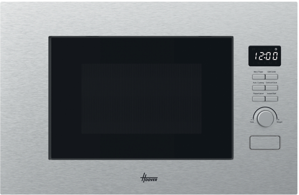 Hoover HO38FL7NWBXUK Built-In Grill Microwave - 20L Capacity - 700W Power - Stainless Steel HO38FL7NWBXUK