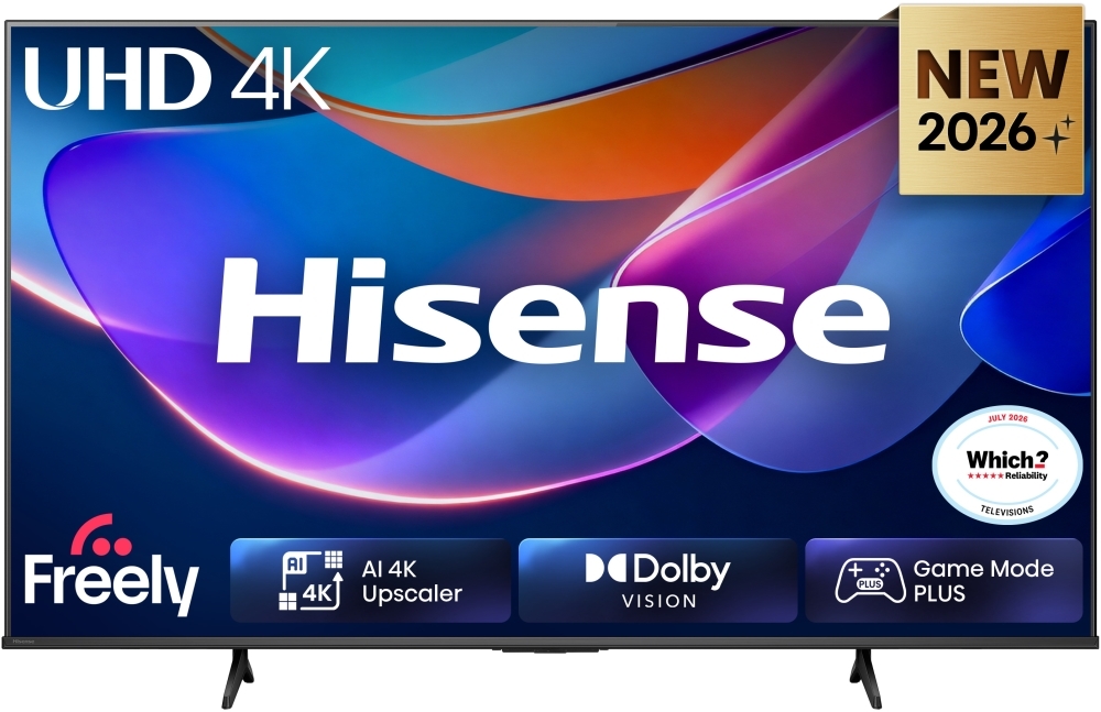 Hisense A6s Led 4K Hdr Smart Tv With Freely - 43A6stuk, Black - Image 3