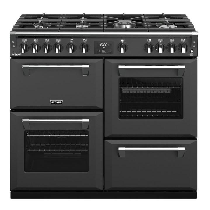 Buy Stoves Richmond DX S1000G CB Anthracite 100cm Gas Range Cooker