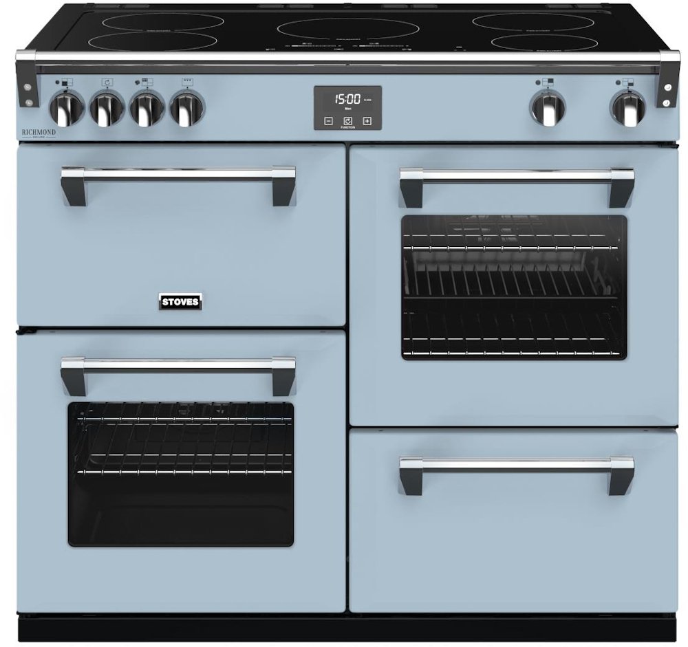 Stoves Richmond Deluxe S1000Ei CB Bright Skies 100cm Induction Range Cooker