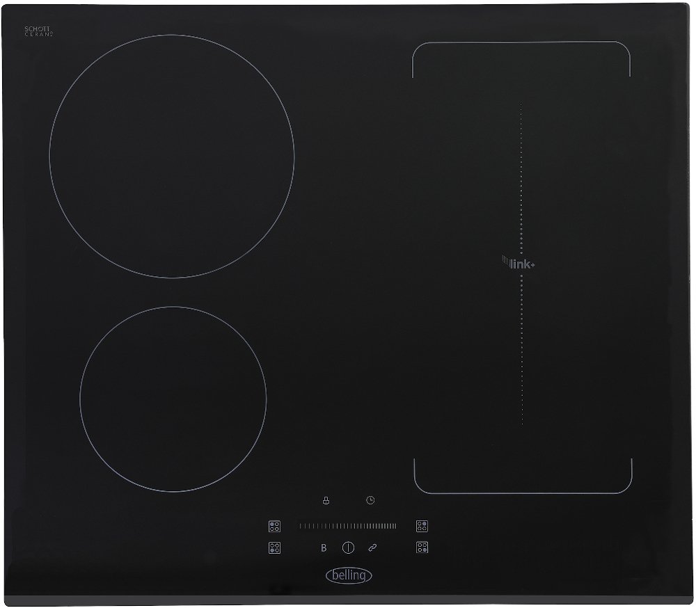 Belling ComfortCook IHL603 Black Induction Hob, Black Frameless