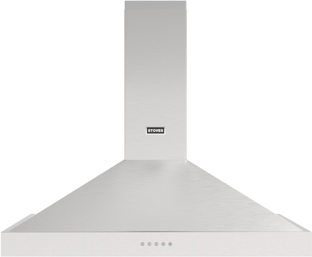 Stoves Sterling 100PYR Stainless Steel 100cm Chimney Cooker Hood, A+