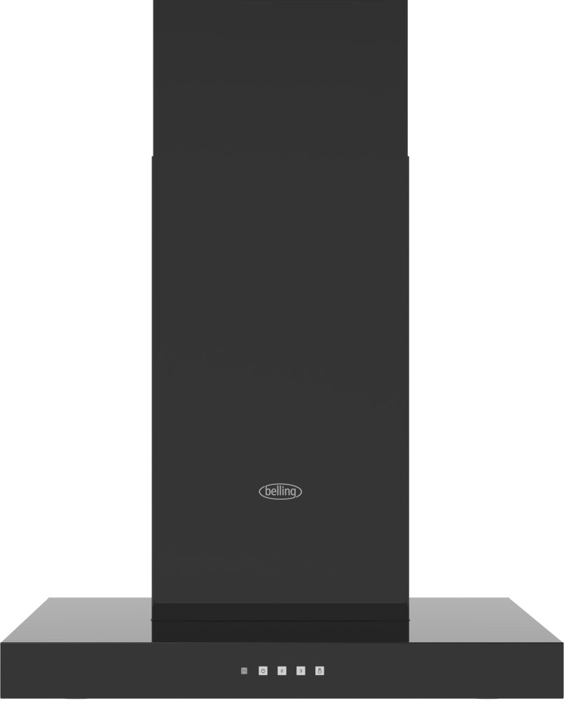 Belling 603T Black 60Cm Chimney Cooker Hood - Image 2