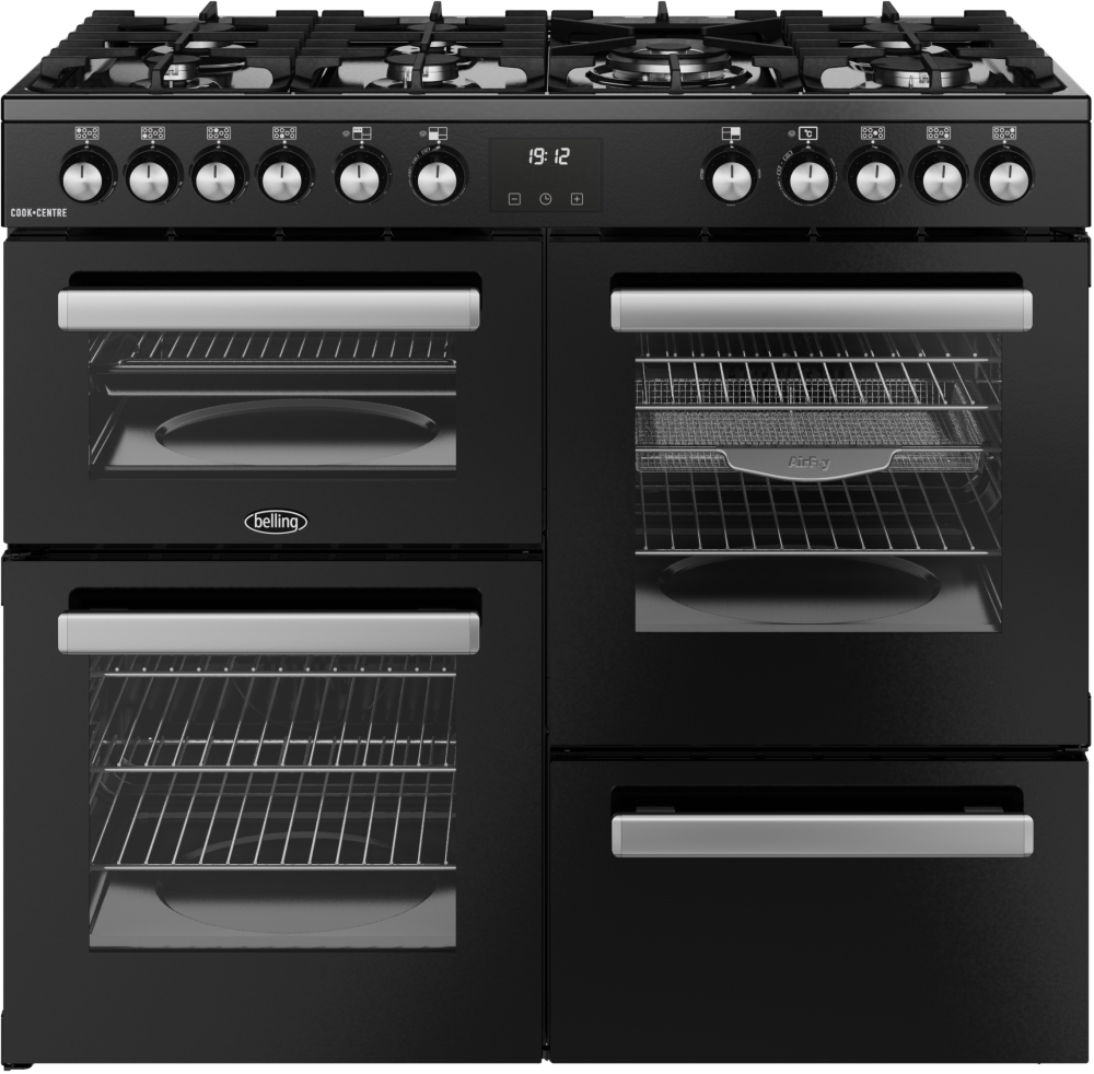 B&Q - Rca Cookcentre 100Df 444411799Black 100Cm Dual Fuel Range Cooker199L CapacityA Energy Rating - Image 2