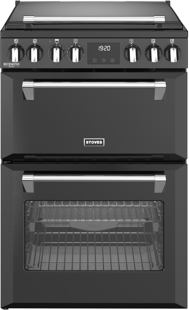 Stoves Black Richmond Dx 60Ei Rty Induction Electric Cooker With Double Oven
