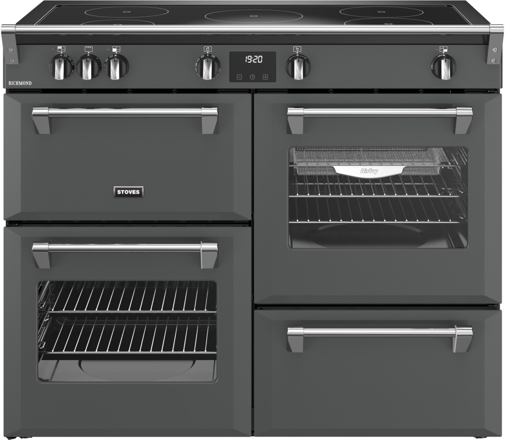 Stoves RCA RICH 110Ei TCH AN 110cm Induction Range Cooker - 4 Ovens - 5 Zone Induction Hob - Anthracite RCA RICH 110Ei TCH AN