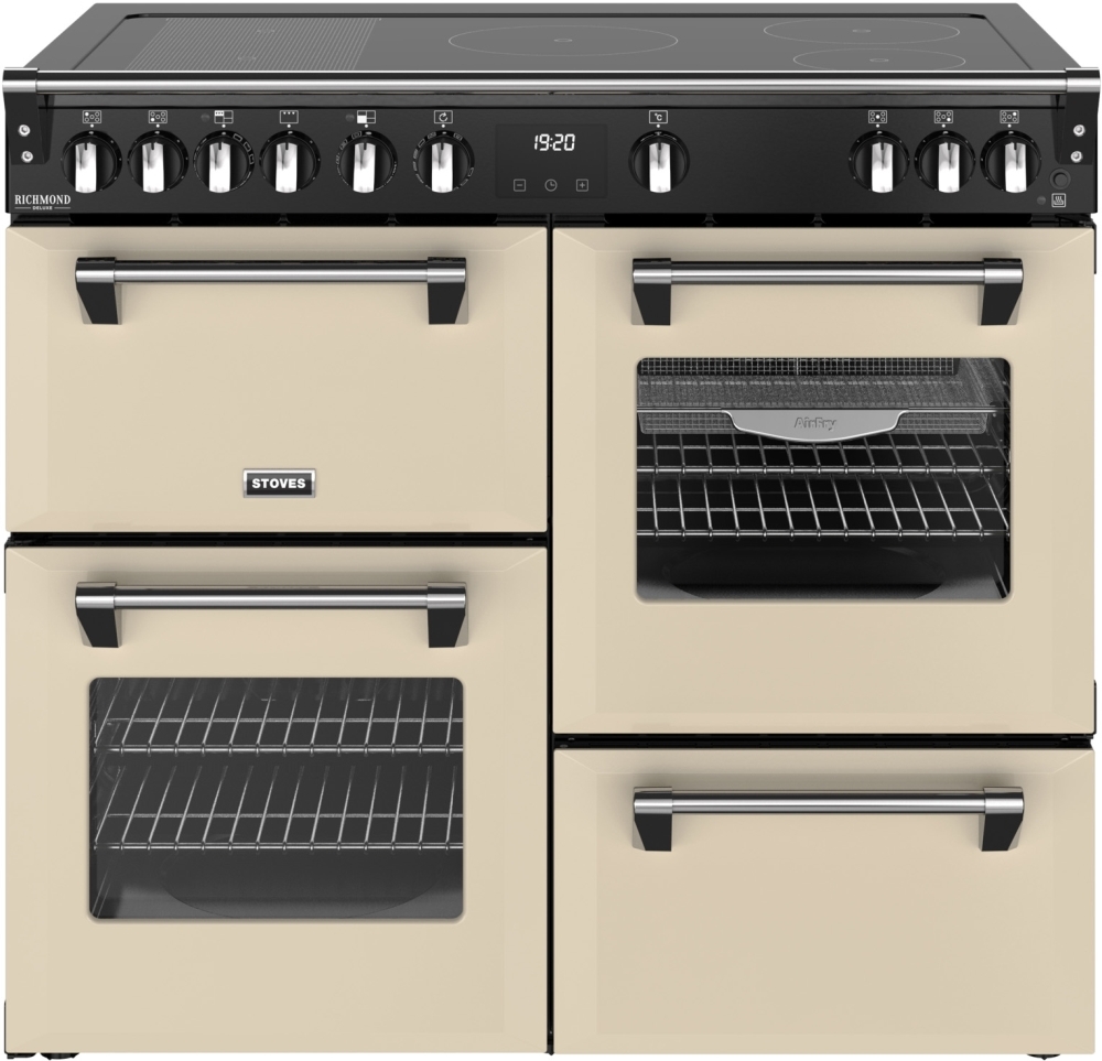Stoves DX RCA RICH 100Ei 100cm Cream Induction Range Cooker - 4 Ovens - 5 Zone Hob DX RCA RICH 100Ei RTY