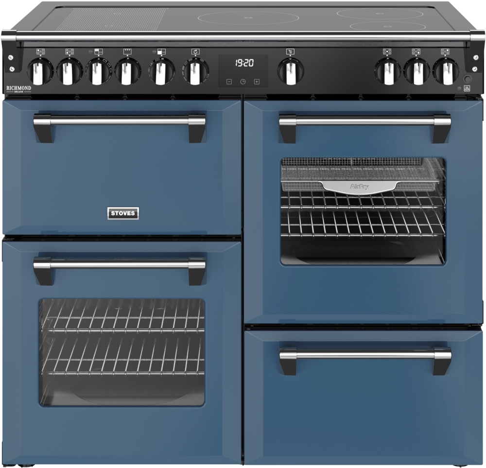 Stoves DX RCA RICH 100Ei Range Cooker - 100cm Induction Hob - 4 Ovens - Twilight Blue DX RCA RICH 100Ei RTY TWB