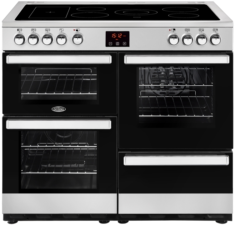 Buy Belling Cookcentre 100E Stainless Steel 100cm Ceramic Range Cooker