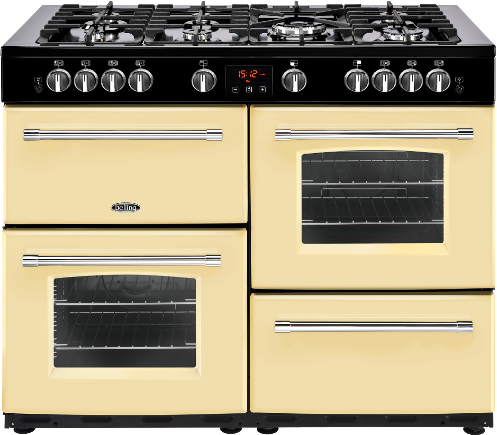 Buy Belling Farmhouse 110GT Cream 110cm Gas Range Cooker (444444153