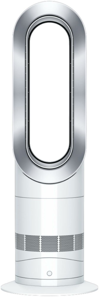 Dyson AM09 Hot+Cool� Jet Focus Fan Heater, White/Nickel