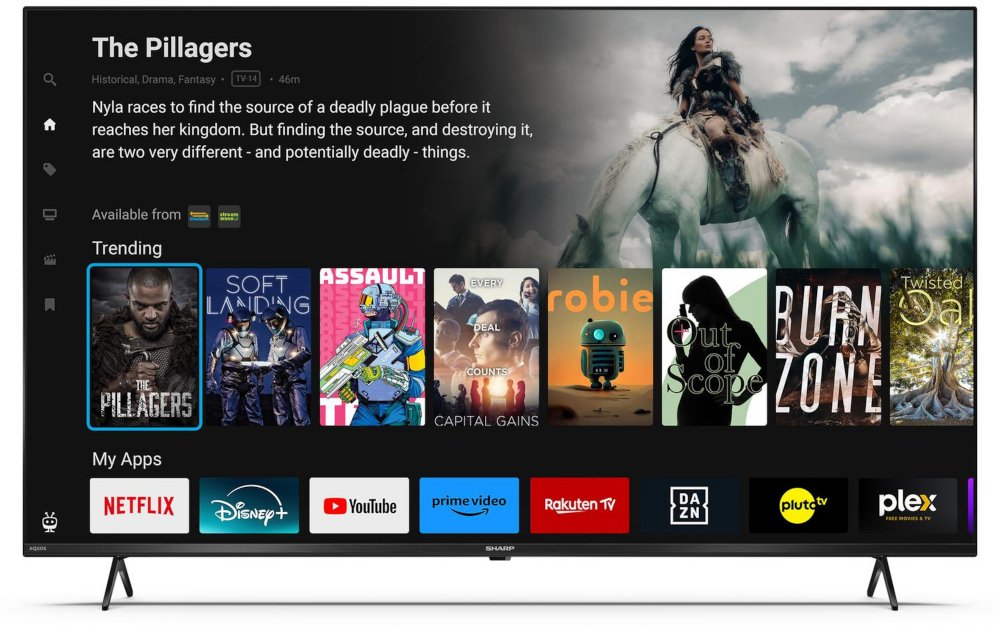 Sharp 4T-C50GK4245KB 50" LED Smart Television