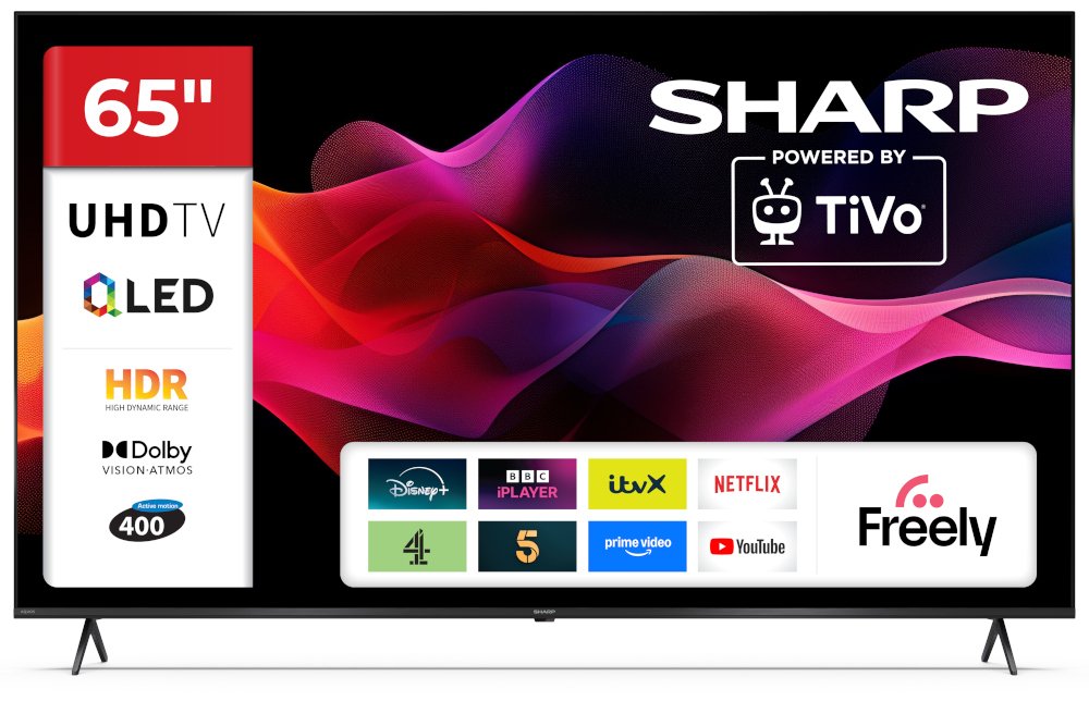 Sharp - 4T-C65HM5245KB - 65 Inch 4K UHD Smart TV 4T-C65HM5245KB