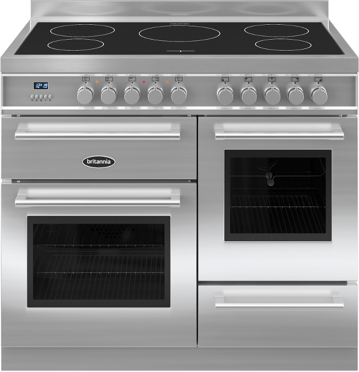 Buy Britannia Q Line Stainless Steel RC10XGIQLS 100cm Electric Range