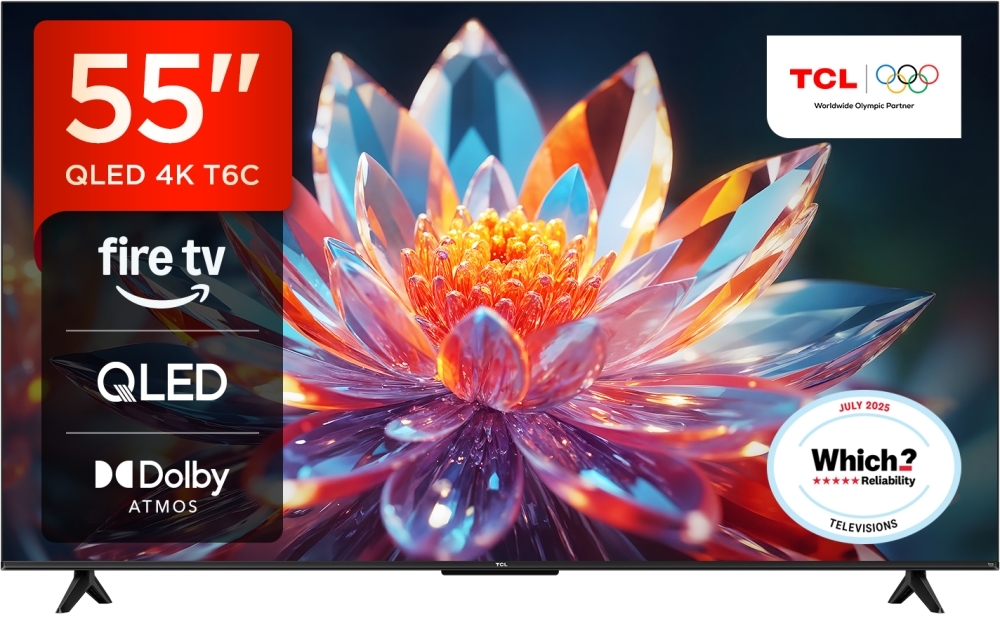 TCL 55T6C-UK 55" QLED Smart Television