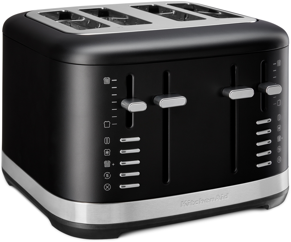 KitchenAid - 4 Slice Toaster - 5KMT4109BBM - Matte Black 5KMT4109BBM Matte Black