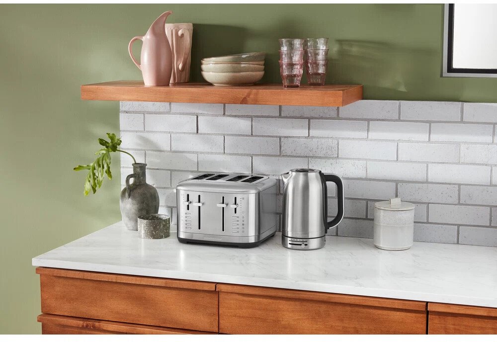 KitchenAid 5KMT4109BSX Stainless Steel Toaster, 4 Slice