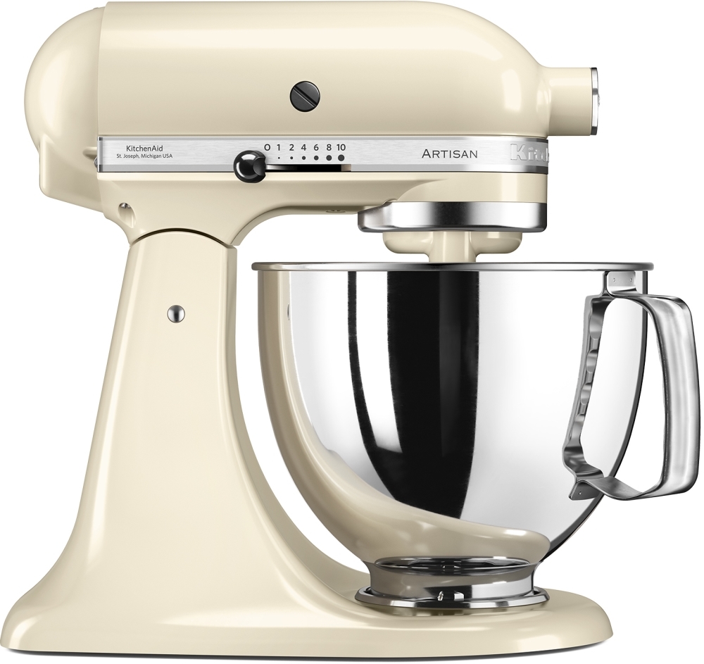KitchenAid - Artisan Tilt-Head Stand Mixer - 4.7L - Almond Cream 5KSM125BAC Artisan