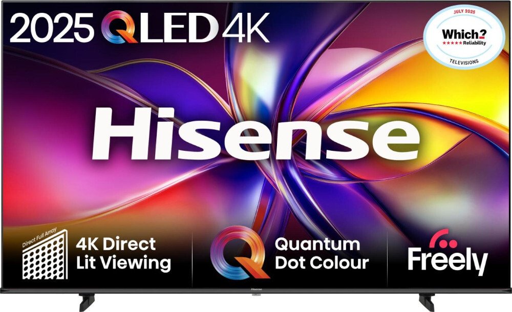 Hisense 65" QLED 4K UHD TV - Black 65E78QTUK