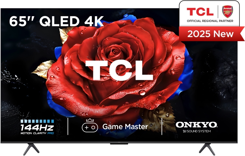 Tcl Black 65T8c-Uk 65" Qled Smart Television