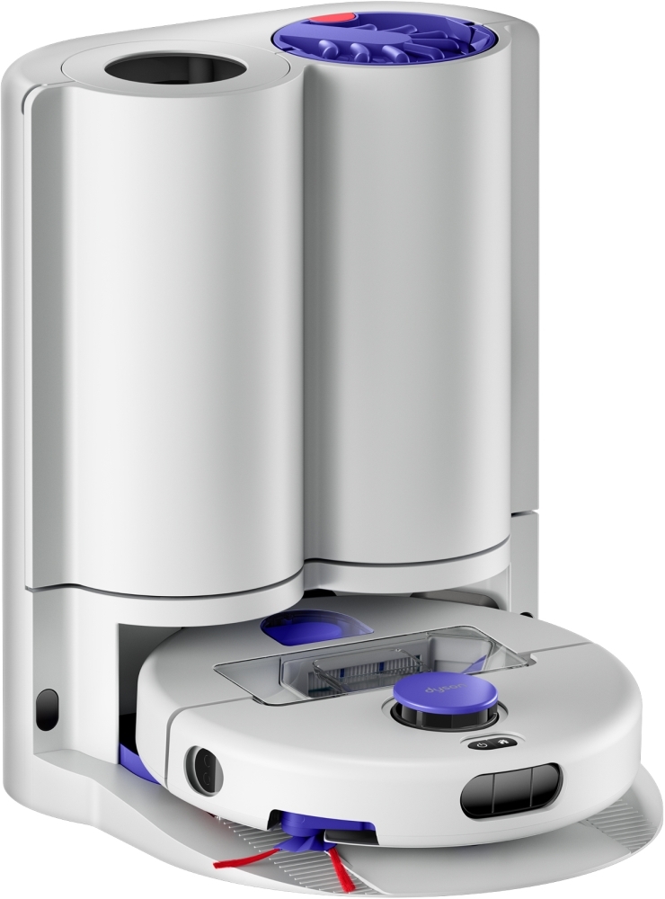 Dyson R2 Nurovi Wash+Dry Robot Vacuum Cleaner with Mop and Self-Empty Dock | Robot vacuum and mop in one. Reuleaux triangle pads wash right into corners. 21,000Pa Twin-capture suction on all floors. - Image 4