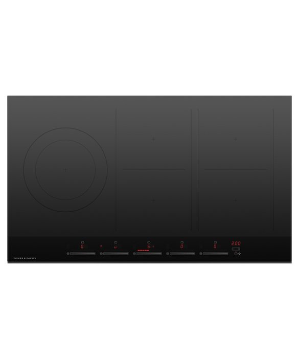 Fisher & Paykel CI905DTB4 90cm 5 Zone Induction Hob - Black CI905DTB4