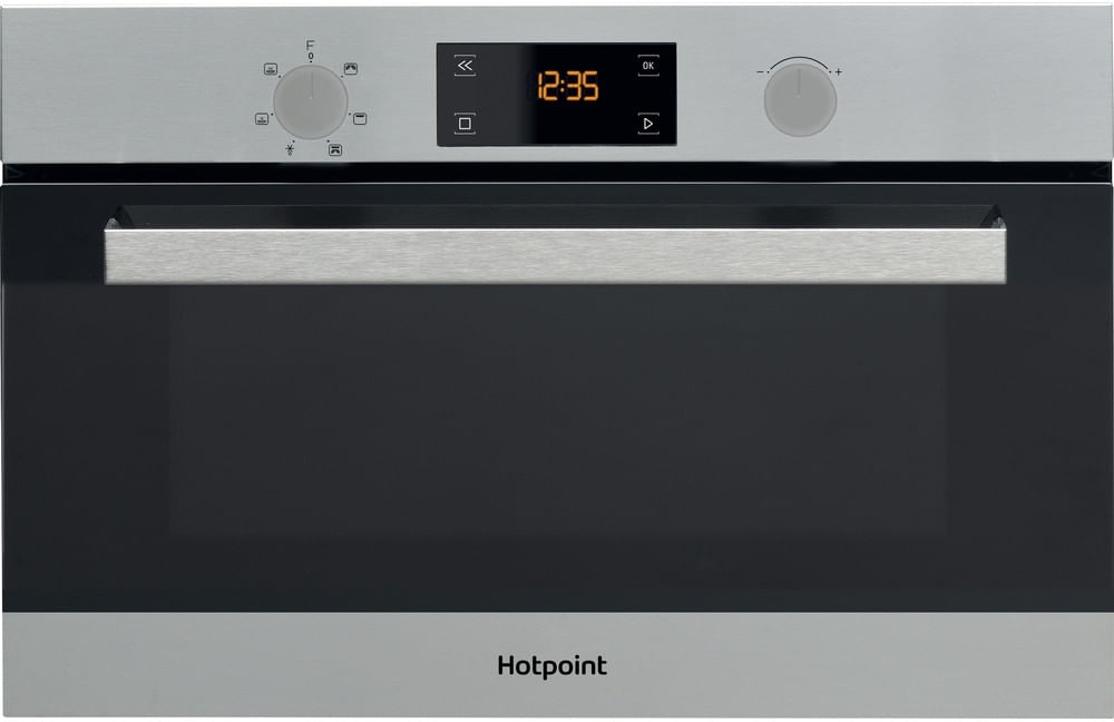 Hotpoint Stainless Steel Md344ixh Built-In Microwave With Grill Size 31