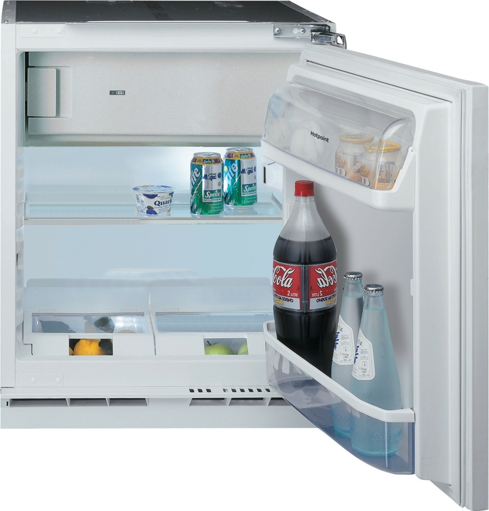 Hotpoint Built-Under Fridge with Ice Box - 108L Fridge Capacity - 18L Ice Box Capacity - White HBUF011.UK