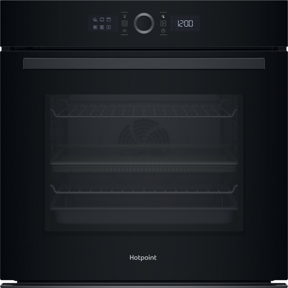 Hotpoint Black Hoi4s8pm0buk Built-In Electric Single Oven