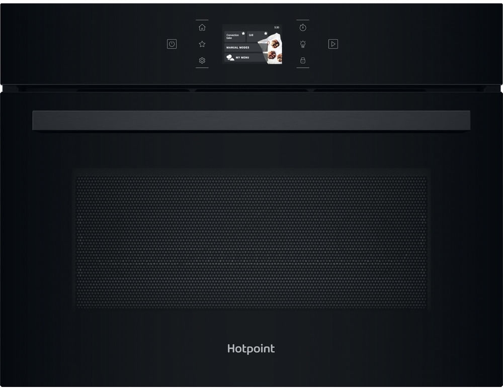 Hotpoint HCW9OWPHTSBUK Built-In Combination Microwave Oven, Black, 859991686280