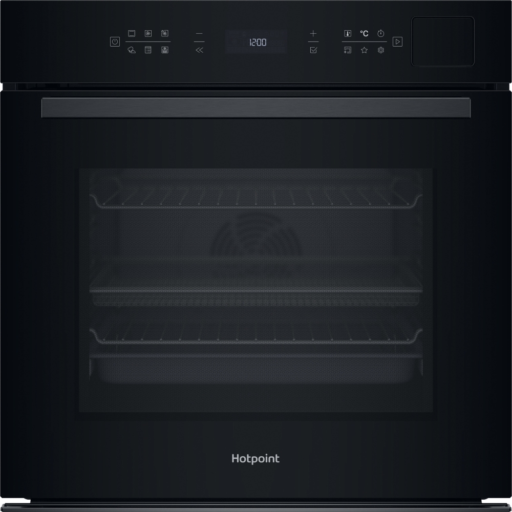 Hotpoint - Built-In Electric Single Oven - 73L - Black HOI6A8PT1SBUK