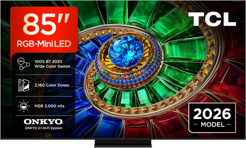TCL 85RM7LUK 4K Ultra HD Mini LED TV 85 Inch Google TV