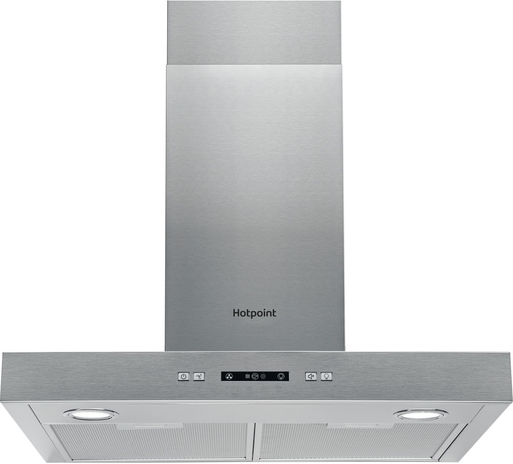 Hotpoint 60cm Chimney Cooker Hood - Stainless Steel PHBS6.7FLLIX