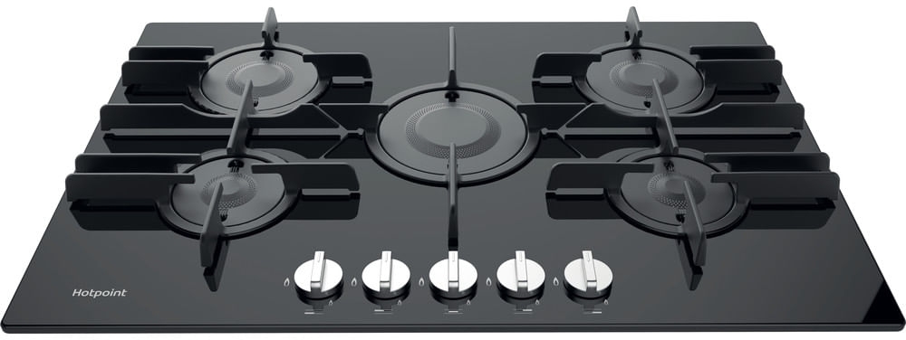Hotpoint Black Ftghg751dhbk 5 Burner Gas Hob
