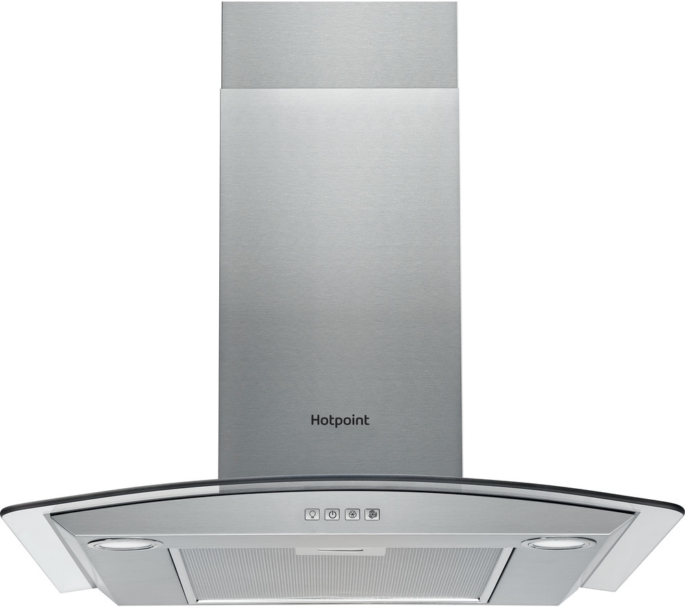 Hotpoint Phgc6.4flmx 60 Cm Chimney Cooker Hood - Stainless Steel - Image 7