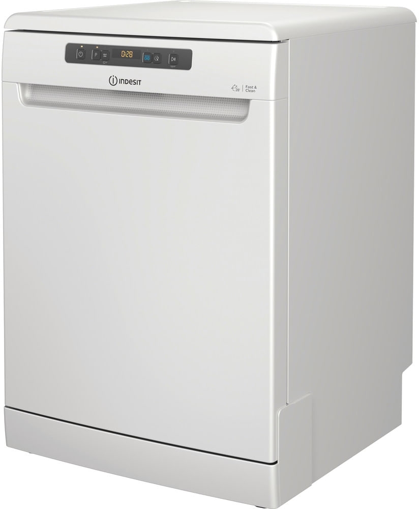 Indesit Dfo 3T133 F Uk Full-Size Dishwasher - White, White - Image 2