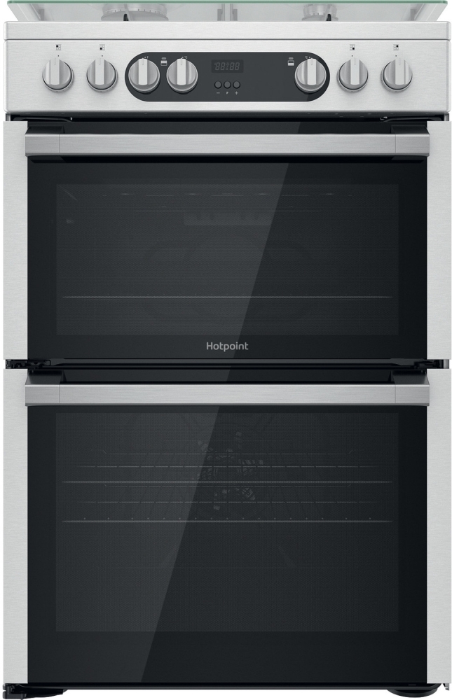Hotpoint HDM67G9C2CX/U Dual Fuel Cooker with Double Oven