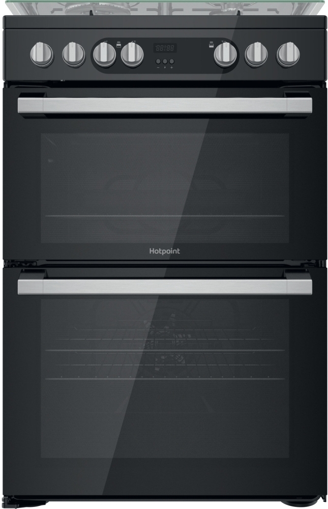 Hotpoint HDM67G9C2CSB/UK Dual Fuel Cooker with Double Oven