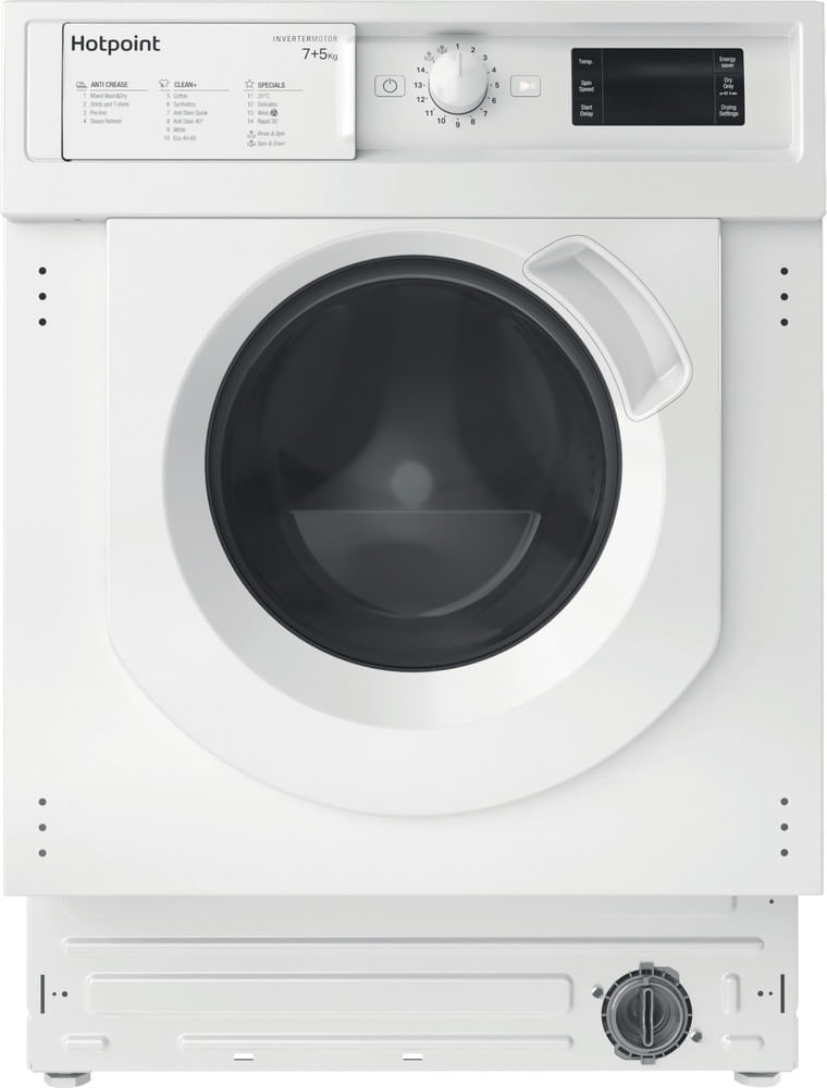 Hotpoint White Biwdhg75148ukn Integrated Washer Dryer Size 7