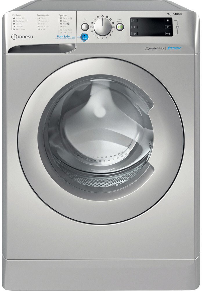 Buy Indesit BWE 91496X S UK N Washing Machine (869991654450) Silver