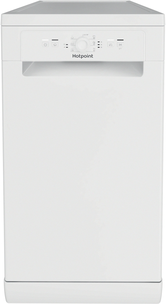 Hotpoint White Hf9e1b19uk Slimline Dishwasher
